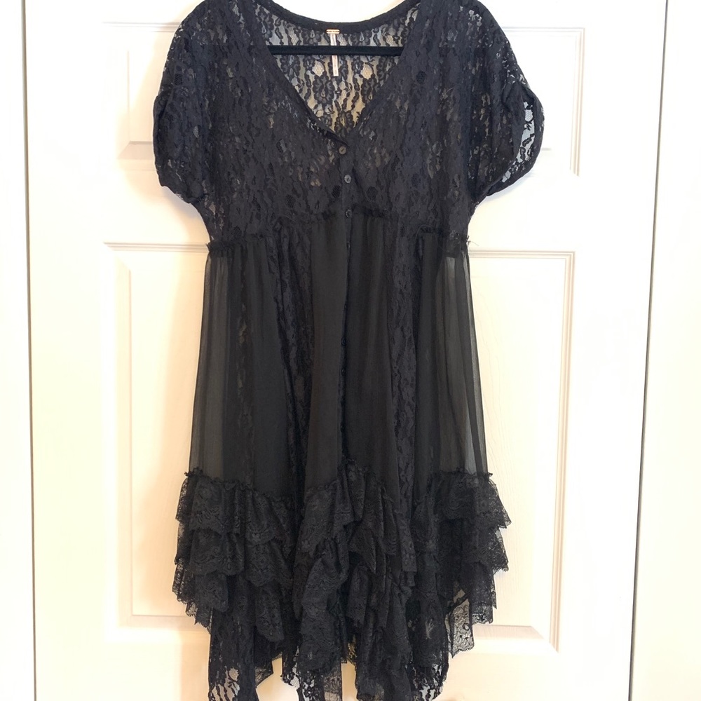 Free People Midi Lace Dress